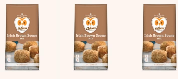 Odlums Irish Brown Scone Mix, Just Add Milk, Pack of 3