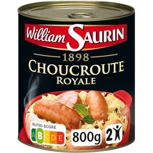 William Saurin Choucroute Royale,Sauerkraut 800g