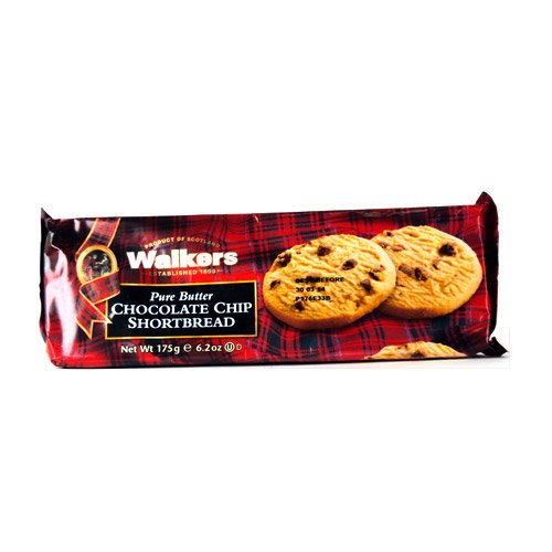 Walkers Chocolate Chip Shortbread Cello 175g