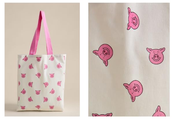 M&S Percy Pig Cotton Tote Bag