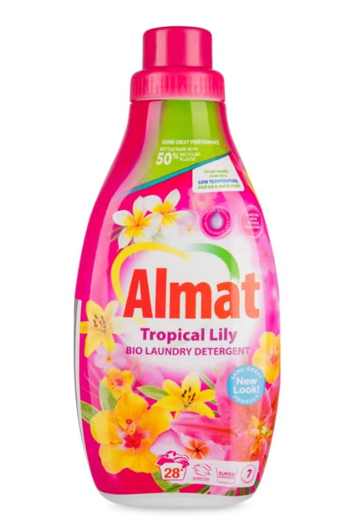 Almat Bio Laundry Detergent Tropical Lily, 28 Washes (Pack of 2)
