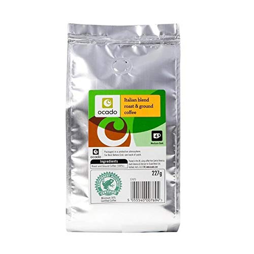 Ocado Italian Blend Roast & Ground Coffee 227g