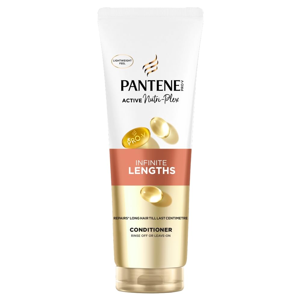 Pantene Pro-V Infinite Lengths Conditioner 230ml for Long, Weak Hair. Active Nutri-Plex