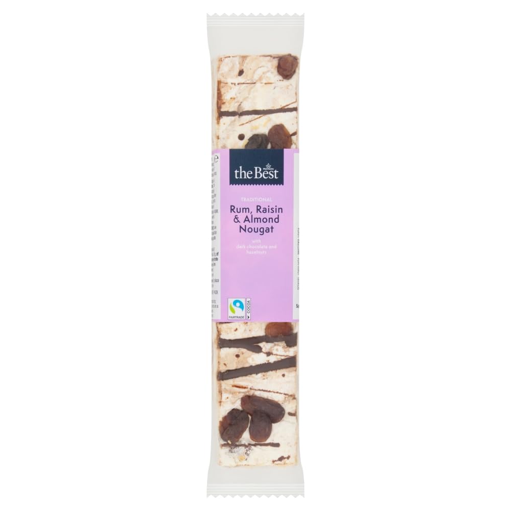 Morrisons The Best Rum Raisin Nougat, 100g