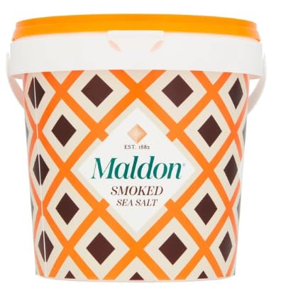 Maldon Smoked Sea Salt, Flake Salt, Seasoning for Cooking and Finishing - 500g