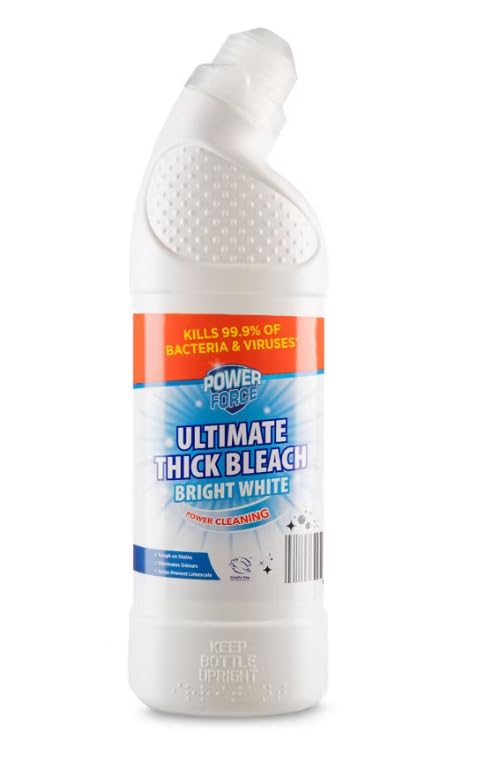 Power Force Ultimate Thick Bleach 750ml, Bright White (Pack of 2)