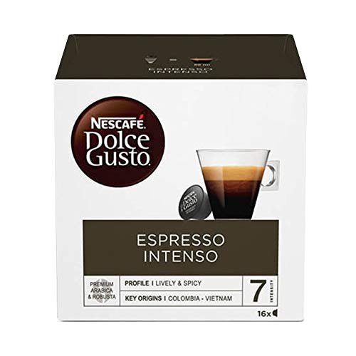 Nescafe Dolce Gusto Ground Coffee, Espresso Intenso, 16 Count by Nescafe Dolce Gusto