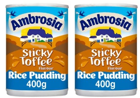 Ambrosia Sticky Toffee Flavour Rice Pudding, Pack of 2