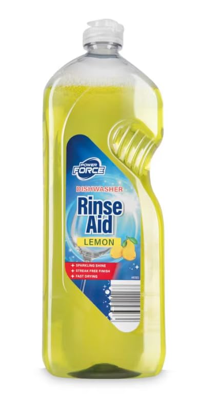 Power Force Rinse Aid Lemon 1L (Pack of 2)