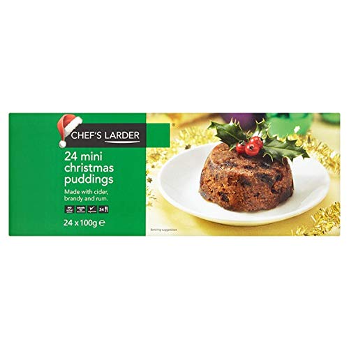 Chef's Larder Mini Christmas Pudding 24 x 100g