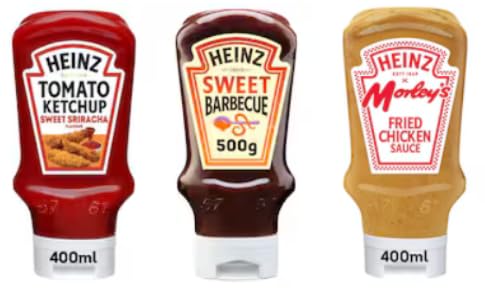 Heinz Sauce Variety Pack, Sweet Sriracha Tomato Ketchup, Sweet Barbecue, Fried Chicken Sauce - (Pack of 3)