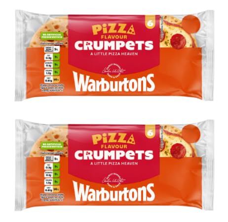 Warburtons Pizza Flavour Crumpets, 2 Packs