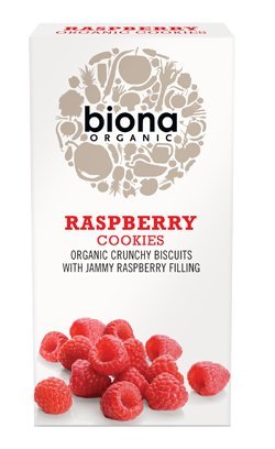 Biona Organic Raspberry Cookies 175g