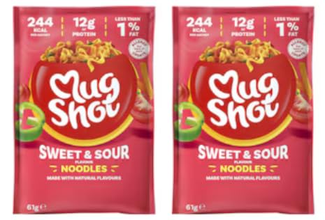 Mug Shot Sweet & Sour Flavour Noodles, Pack of 2