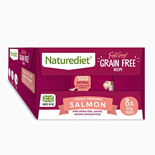 Naturediet - Feel Good, Grain Free (Grain Free Salmon, 8 x 200g)