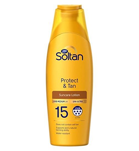 Soltan Protect & Tan lotion SPF15 200ml