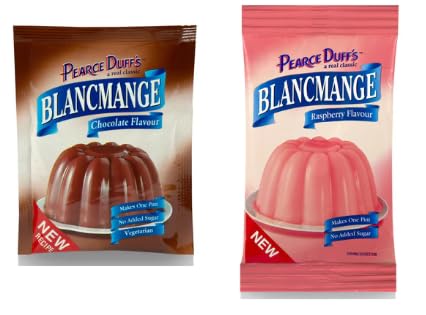 Pearce Duff's Blancmange, Chocolate & Raspberry Flavour, Dessert Mix - (Pack of 2)