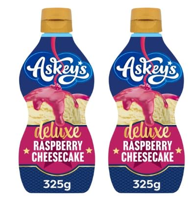 Askey's Deluxe Raspberry Cheesecake Sauce, Squeeze Bottle