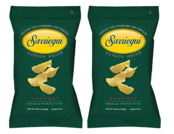Sarriegui Gourmet Premium Potato Chips, Gluten Free, 150g, Pack of 2