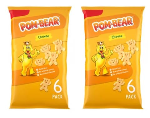 Pom-Bear Cheese Flavour Potato Snacks, Gluten Free, No Artificial Colours or Flavours.