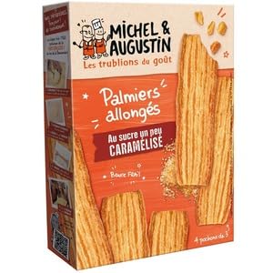 Michel & Augustin Palmiers Allongés au Sucre Caramélisé