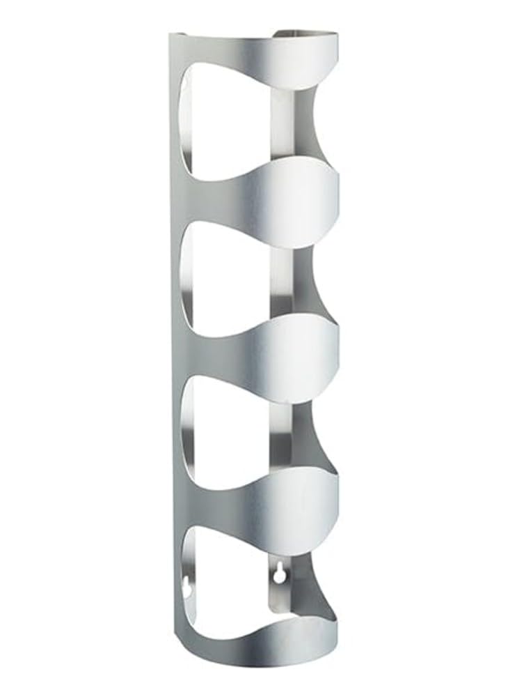 BarCraft Stainless Steel Wall Mounted Wine Rack