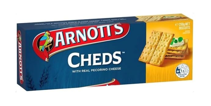 Arnotts Cheds™ Crackers with Real Pecorino Cheese, 250g