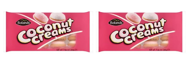 Bolands Coconut Creams Biscuits, 200g, Pack of 2