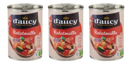 D'aucy Ratatouille Canned Vegetables, Pack of 3