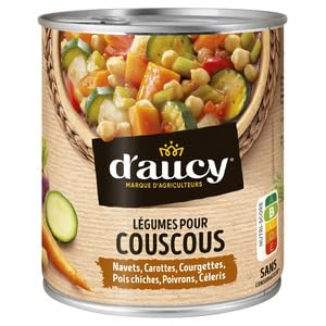 d'Aucy Légumes Cuisinés pour Couscous 800g