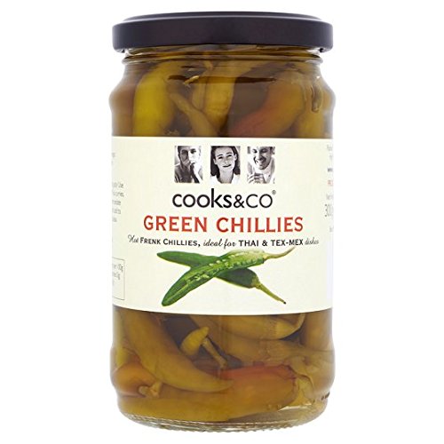 Cooks And Co Green Chillies 300G