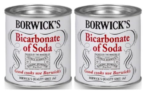 Borwick's Bicarbonate of Soda,180g - (Pack of 2)