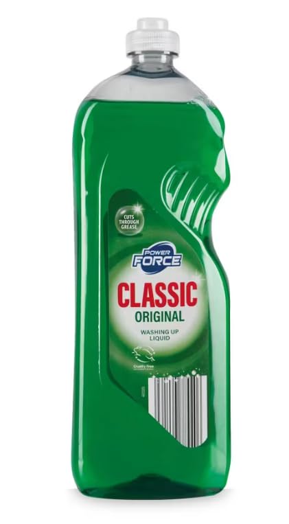 Power Force Original Washing Up Liquid 1L (Pack of 2)