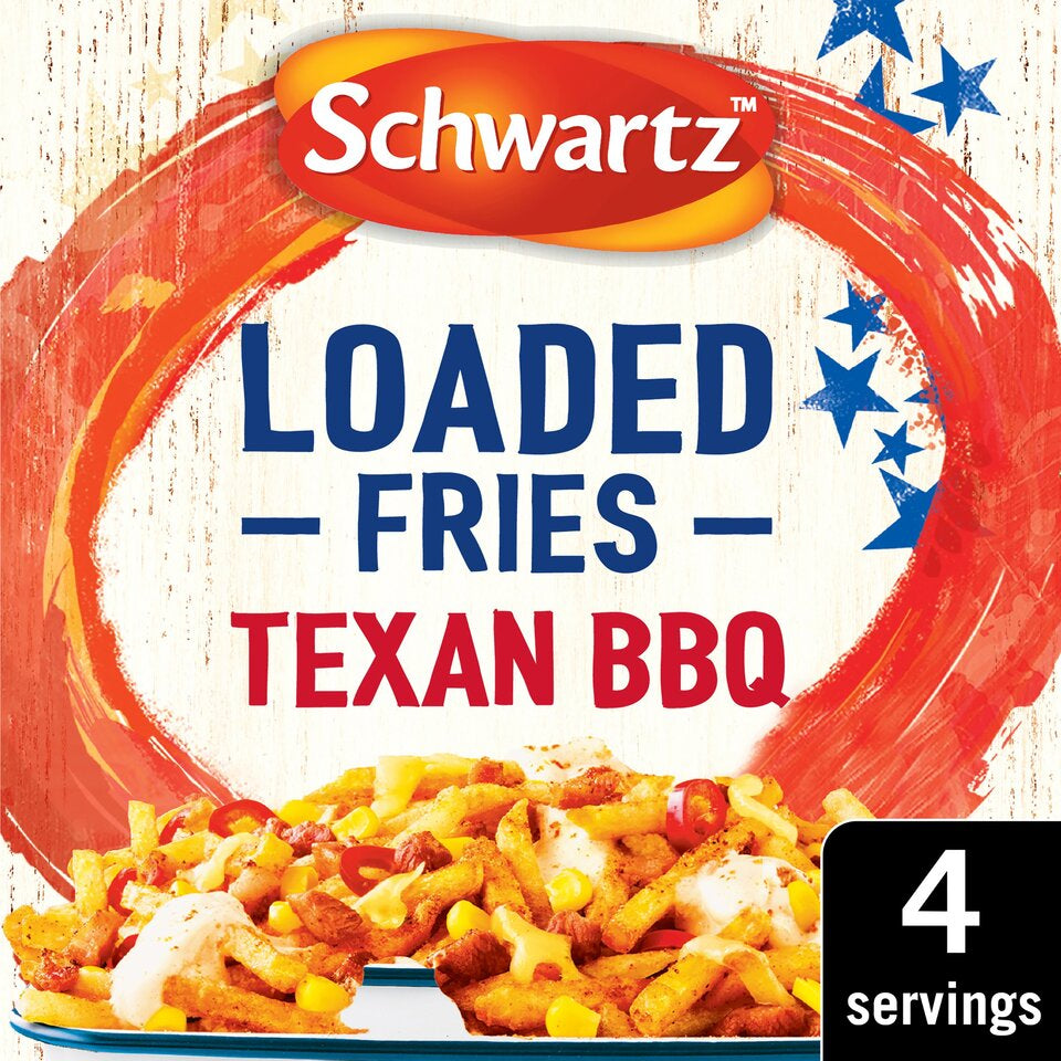 Schwartz Loaded Fries Texan BBQ 20g