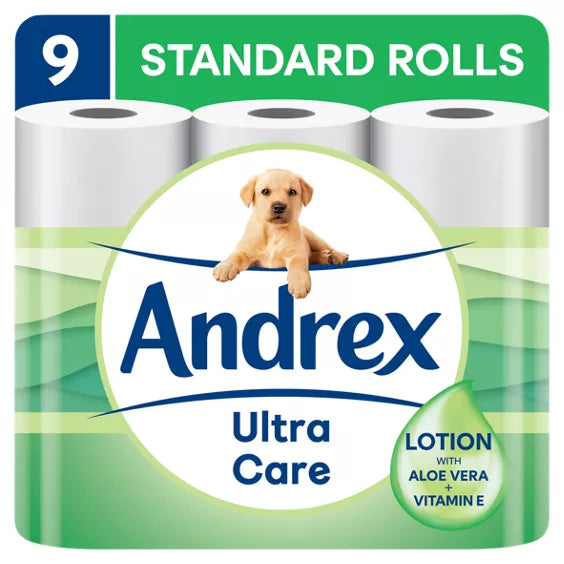 Andrex Ultra Care Toilet Roll - 9 per pack