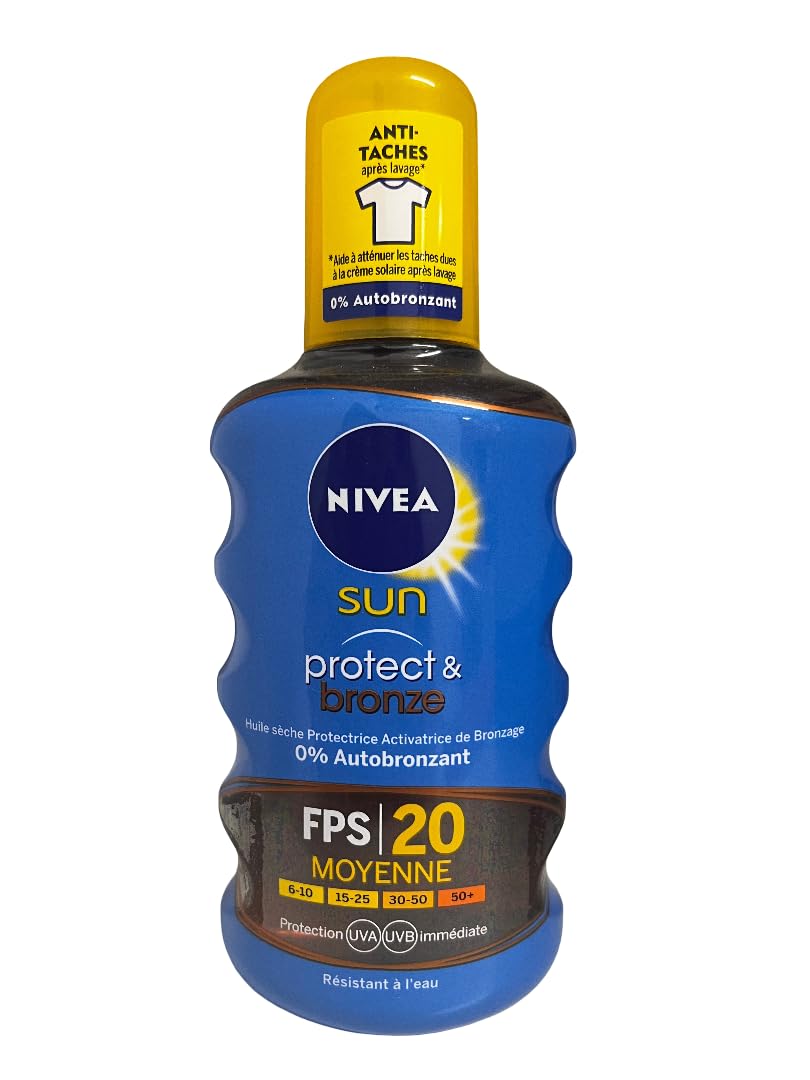 Nivea Protect and Bronze Oil Spray SPF 20, 200 g