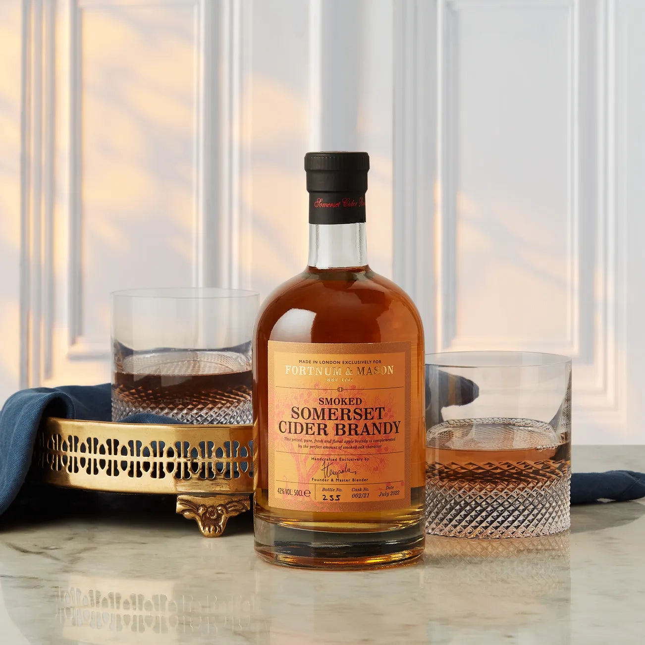 Fortnum's Smoked Apple Cider Brandy, Somerset Cider Brandy Co. 50cl