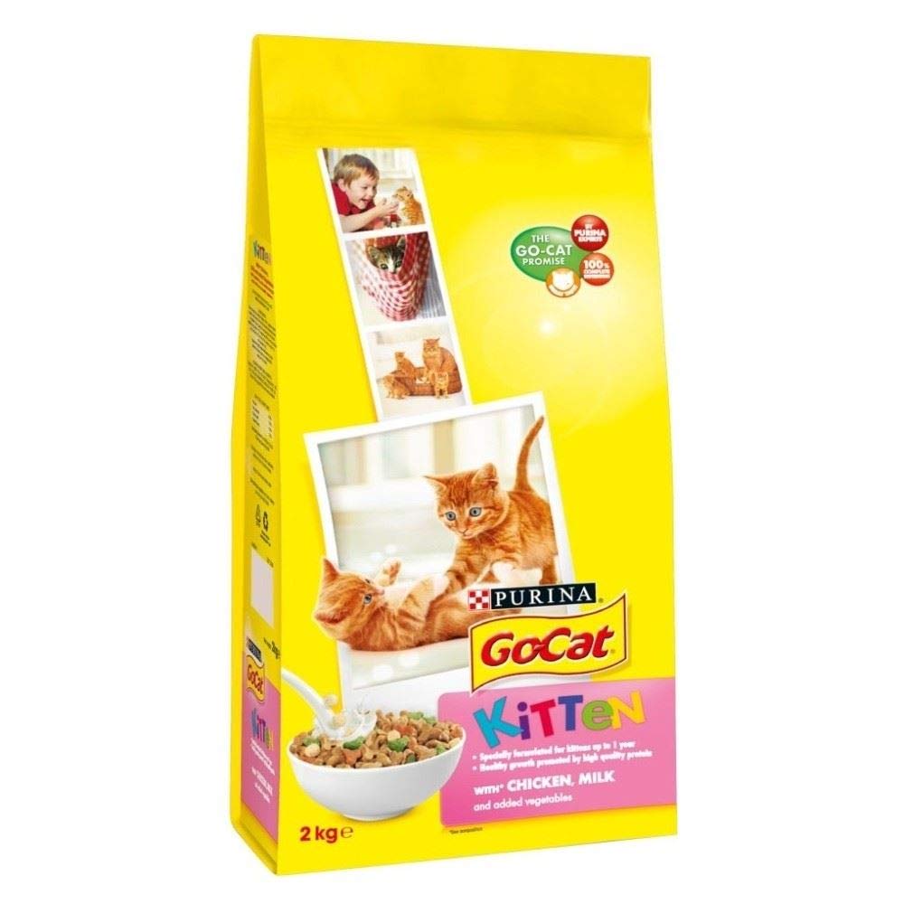 Go-Cat Complete Kitten with Chicken, Milk & Vegetables (2Kg)