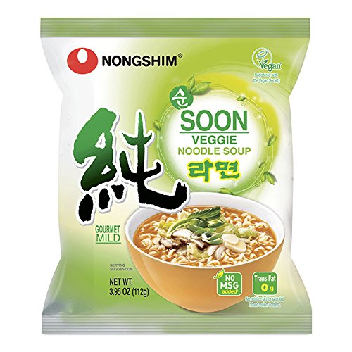 Nongshim Soon Veggie Ramyun (Noodle Soup) 112g x 5