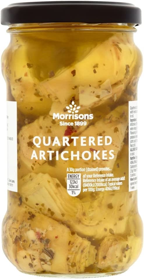 Morrisons Quartered Artichokes, 280g