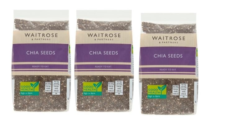 Waitrose Chia Seeds 150g, Pack of 3