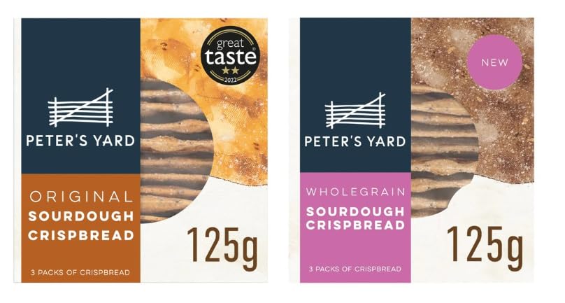 Peter's Yard Crispbread - Original 125g and Wholegrain 125g