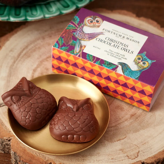 Fortnum & Mason Christmas Chocolate Owls, 42g