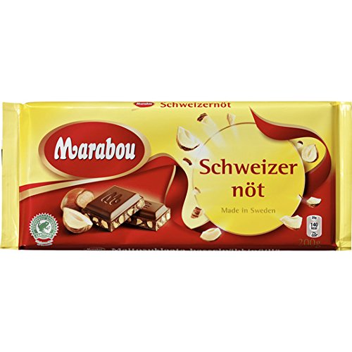 Marabou SchweitzerNot Milk Chocolate with Hazelnuts 200g