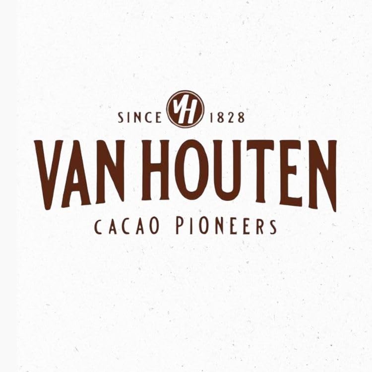 Van Houten Dark Ground Chocolate 1 x 1kg. 100% Chocolate. Serve Hot or Cold