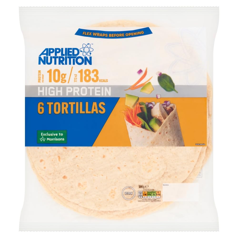 Applied Nutrition 6 High Protein Tortillas (Morrisons)