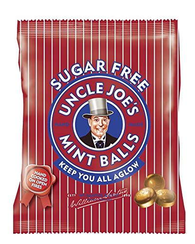 Uncle Joe's Mint Balls SUGAR FREE Bags (60g x 6)