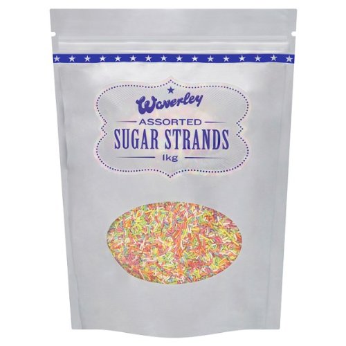 Waverley Assorted Sugar Strands 1kg