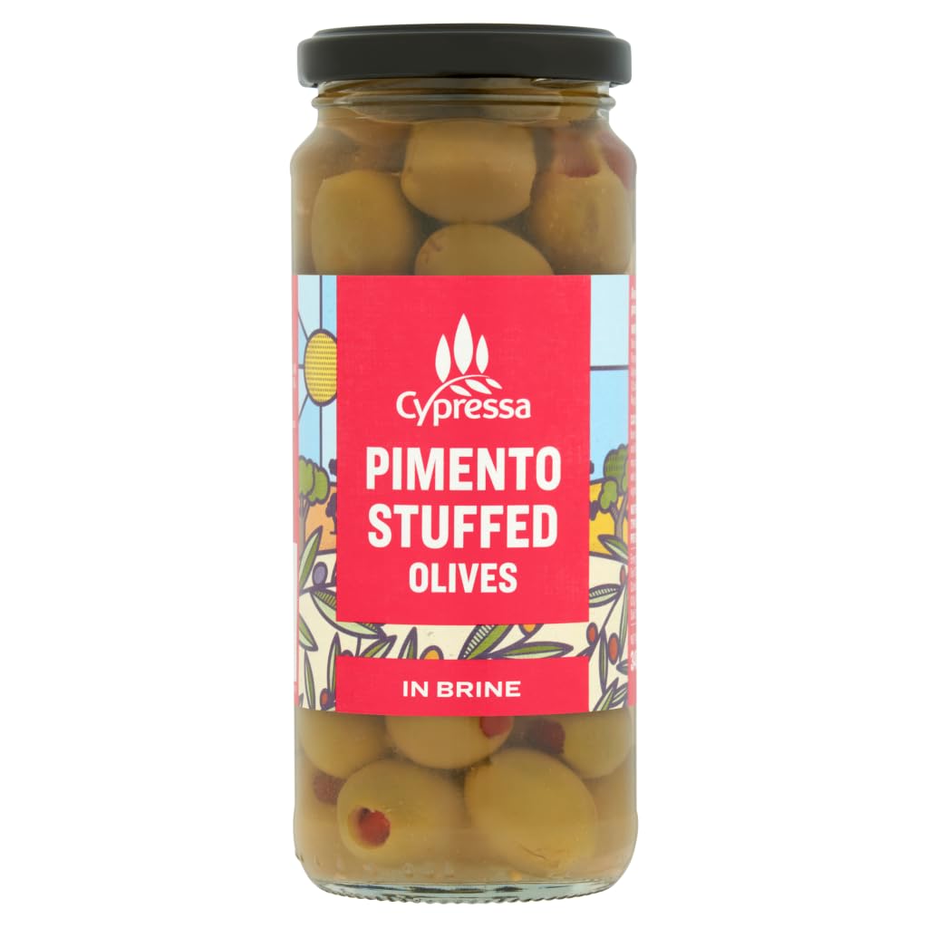 Cypressa Olives in Brine Pimento Stuffed 340g