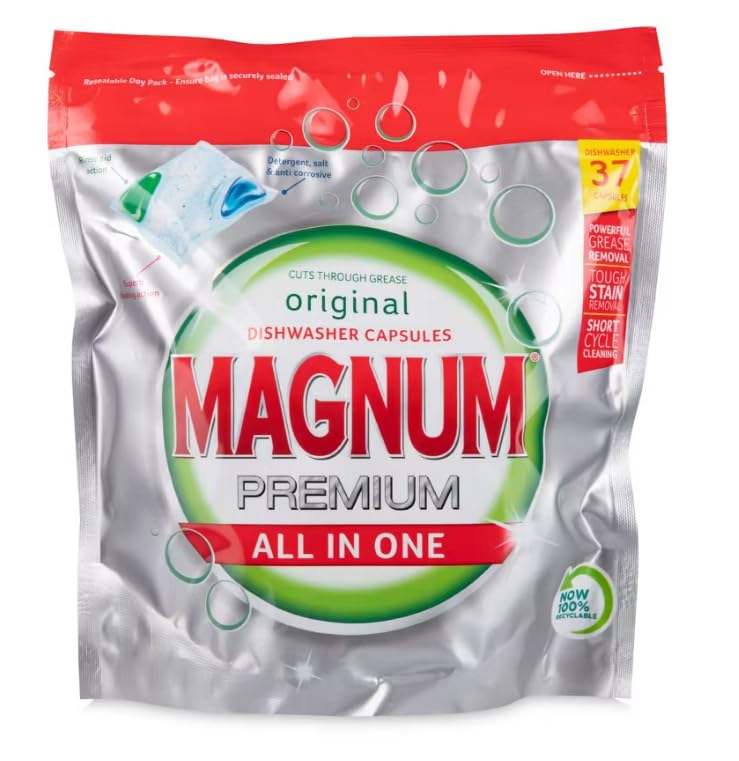 Magnum All In One Dishwasher Tablets Original (Pack of 2)